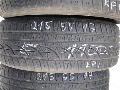 215/55 R17 98V zimní použité pneu HANKOOK WINTER ÍCEPT EVO