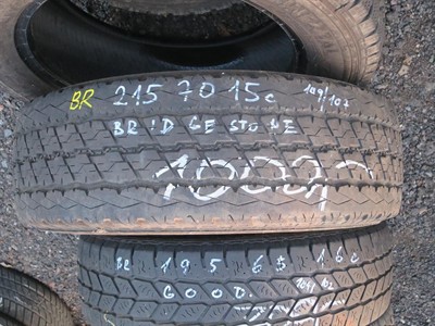 215/70 R15 C 109/107S letní použitá pneu BRIDGESTONE DURAVIS