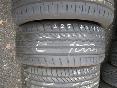 225/40 R18 92W letní použitá pneu DUNLOP SP SPORT 01