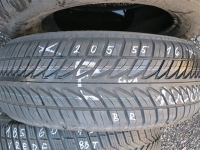 205/55 R16 91H letní použitá pneu SAVA INTENSA