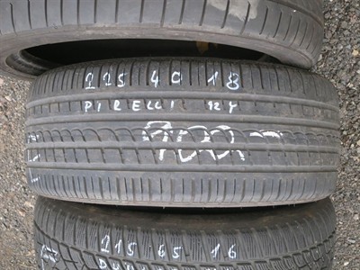 225/40 R18 92Y letní použitá pneu PIRELLI P ZERO ROSSO