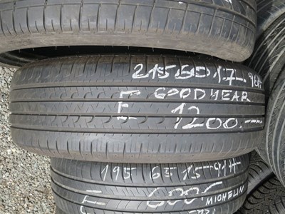 215/60 R17 96H letní použitá pneu GOOD YEAR EFFICIEN GRIP SUV 4x