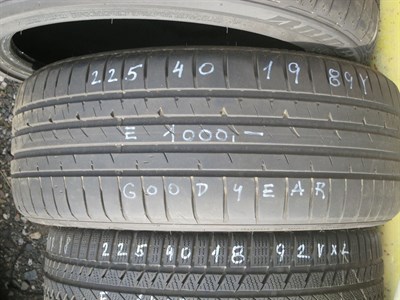 225/40 R19 89Y použitá letní pneu GOOD YEAR EAGLE F1 ASYMMETRIC 2 RSC