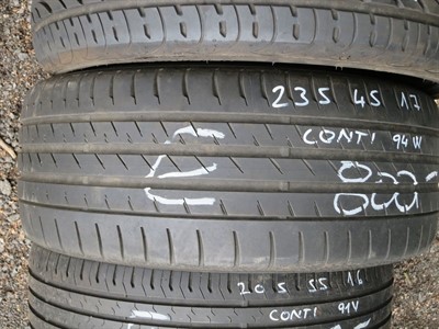 235/45 R17 94W letní použitá pneu CONTINENTAL CONTI SPORT CONTACT 3