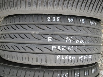 235/40 R18 95Y letní použitá pneu PIRELLI P ZERO NERO