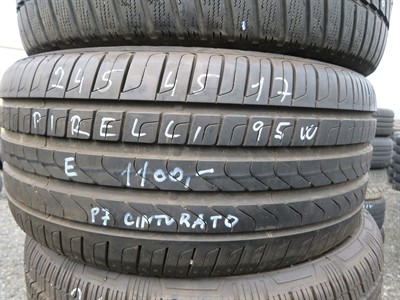 245/45 R17 95W letní použitá pneu PIRELLI CINTURATO P7