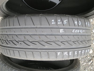 225/40 R18 92Y letní použitá pneu FIRESTONE FIREHAWK SZ90