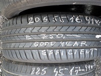 205/55 R16 91W letní použitá pneu GOOD YEAR EFFICIENT GRIP