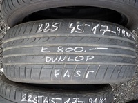 225/45 R17 94W letní použitá pneu DUNLOP SP SPORT FASTRESPONSE XL