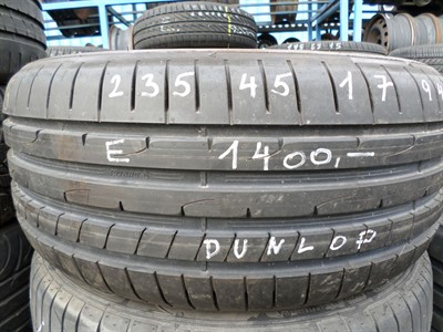 235/45 R17 91Y letní použitá pneu DUNLOP SPORT MAXX RT2