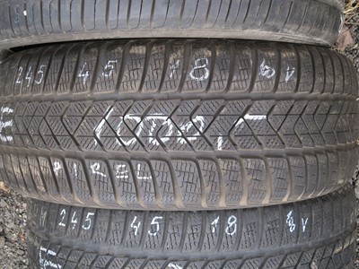 245/45 R18 100V zimní použitá pneu PIRELLI WINTER SOTTO ZERO 3 (1)