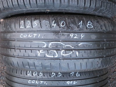 225/40 R18 92Y letní použitá pneu CONTINENTAL SPORT CONTACT 2