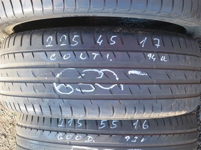 225/45 R17 94W letní použitá pneu CONTINENTAL CONTI SPORT CONTACT 3