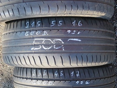 215/55 R16 93V letní použitá pneu GOOD YEAR EFFICIENT GRIP