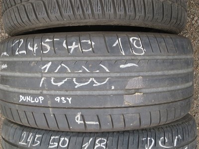 245/40 R18 93Y letní použitá pneu DUNLOP SP SPORT MAXX GT
