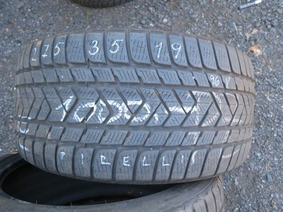 275/35 R19 96Y zimní použitá pneu PIRELLI WINTER SOTTO ZERO 3