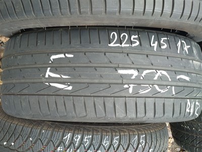 225/45 R17 91W letní použitá pneu HANKOOK VENTUS S1 EVO 2