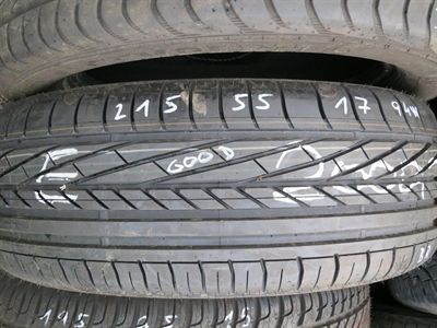 215/55 R17 94W letní použitá pneu GOOD YEAR EXCELLENT