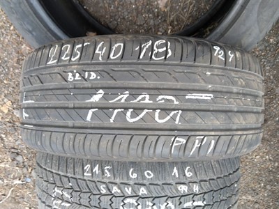 225/40 R18 92Y letní použitá pneu BRIDGESTONE TURANZA T001