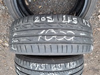 205/45 R17 84W letní použité pneu BRIDGESTONE POTENZA S001