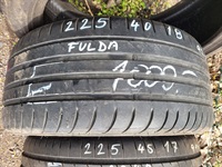 225/40 R18 92Y letní použitá pneu FULDA SPORT CONTROL