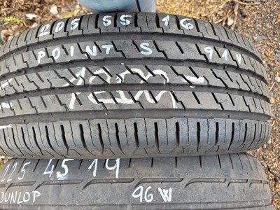 205/55 R16 91V letní použitá pneu POINT S SUMMER
