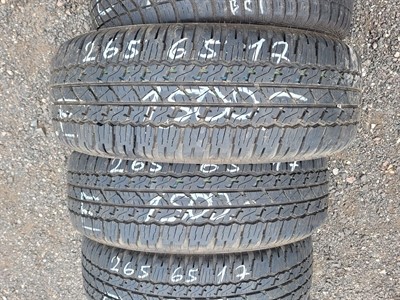265/65 R17 112S letní použité pneu BRIDGESTONE DUELER A/T