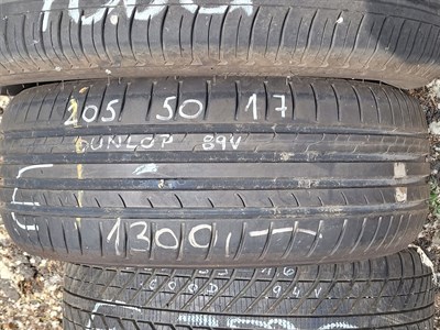 205/50 R17 89V letní použitá pneu DUNLOP SPORT BLURESPONSE