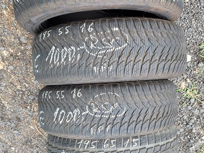 195/55 R16 87H zimní použité pneu GOOD YEAR ULTRAGRIP 8 RSC