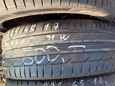 225/45 R17 91W letní použitá pneu DUNLOP SPORT MAXX RT