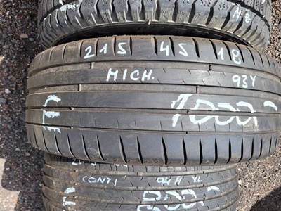 215/45 R18 93Y letní použitá pneu MICHELIN PILOT SPORT 4