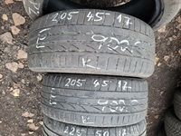 205/45 R17 88V letní použité pneu BRIDGESTONE POTENZA RE050A
