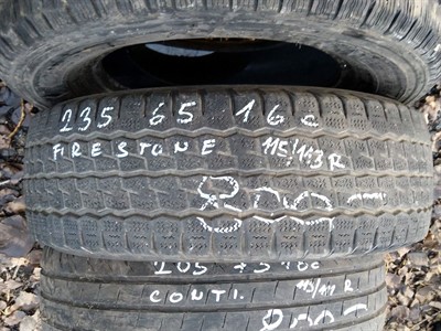 235/65 R16 C 115/113R zimní použitá pneu FIRESTONE VAN HAWK WINTER