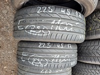 225/45 R17 91W letní použité pneu BRIDGESTONE TURANZA T001 RSC