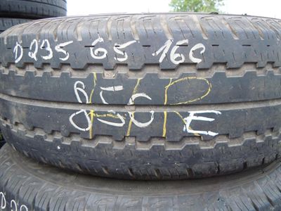 235/65 R16 C 115/113R letní použité pneu KUMHO 857